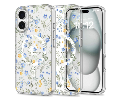 Etui do telefonów TECH-PROTECT Magmood Magsafe do iPhone 16 Spring Flowers 5906302311507